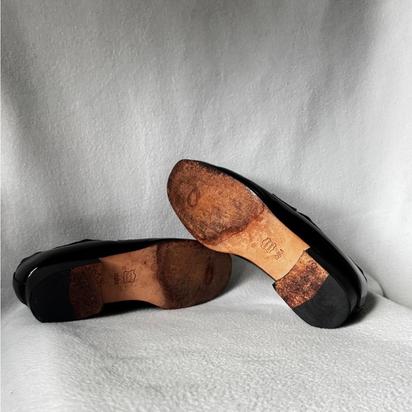 Andrew Fezza Size 10 1/2 Men’s Black Leather Dresss Shoes. - Picture 6 of 13